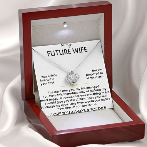 To My Future Wife Jewelry Gift with Message Card