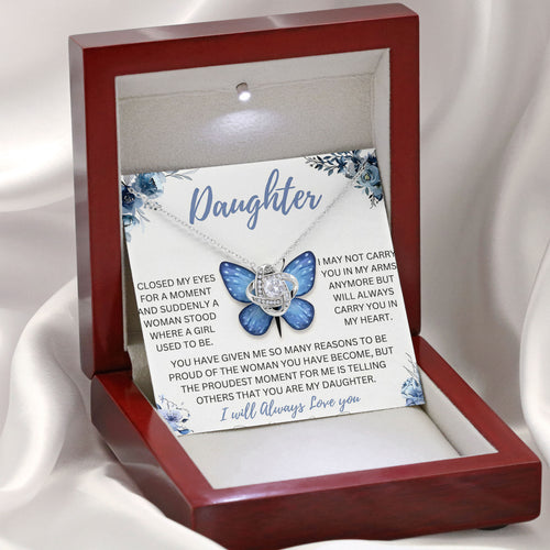 To My Daughter Necklace Mother's Day Gifts