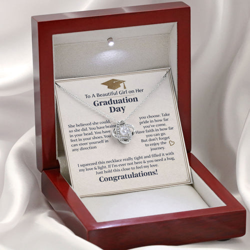 To My Beautiful Girl on Her Graduation Day Necklace