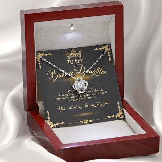 To My Badass Daughter Necklace Gifts From Mom