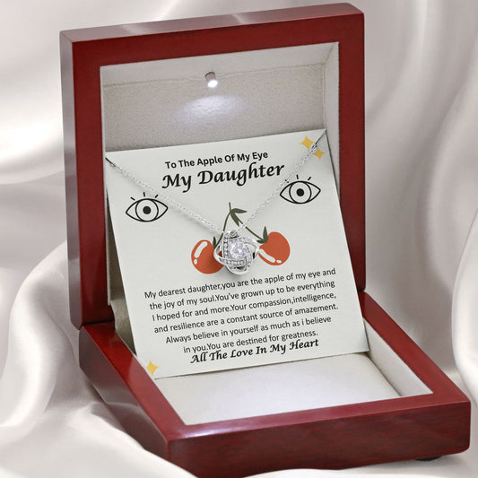 To My Daughter Necklace Gifts