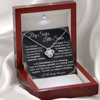 To My Big Sister Necklace Jewelry Gift for Special Occasions