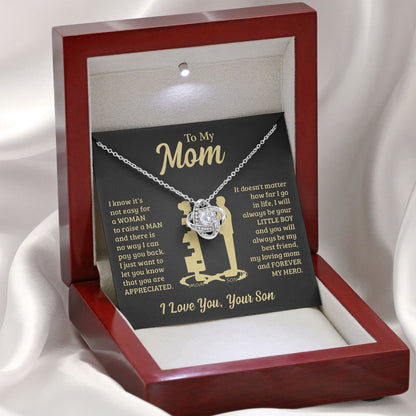 To My Mom Necklace Keepsake Jewelry