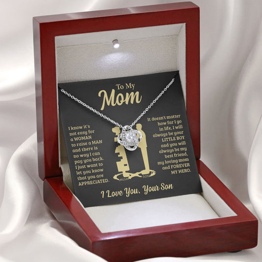 To My Mom Necklace Keepsake Jewelry