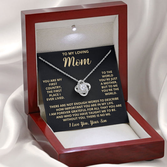 To My Loving Mom Necklace Gift for Mother’s Day