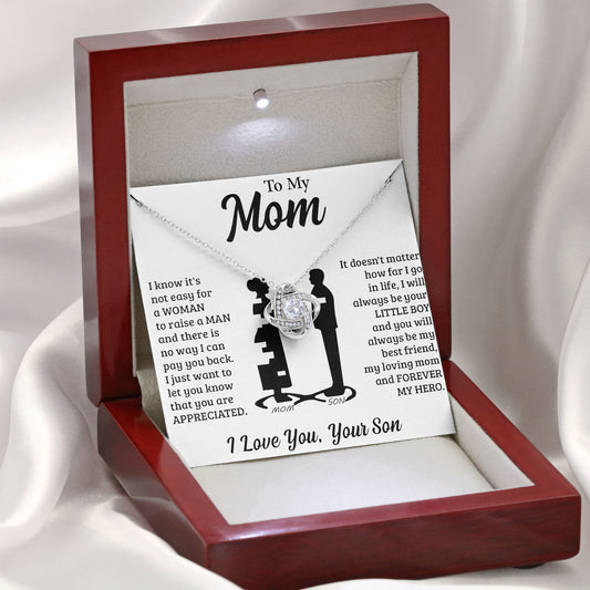 To My Mom Sentimental Jewelry Keepsake From Son