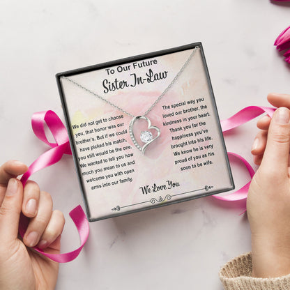 To Our Future Sister In Law Necklace Meaningful Jewelry Gift