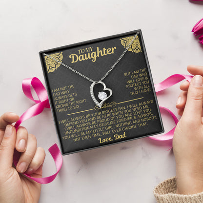 To My Daughter Graduation Necklace Gift