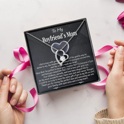To My Boyfriends Mom Necklace, Valentines Day, Birthday Gift, Mother's Day Keepsake