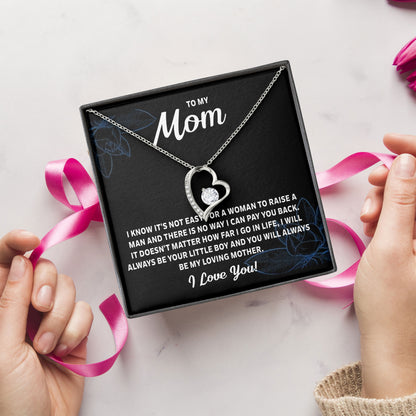 To My Mom Necklace, Valentine's Day Birthday Gifts Ideas, Anniversary Keepsake, Mother Gift