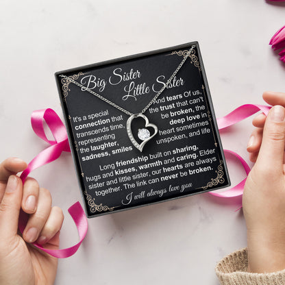 To My Big Sister Necklace Jewelry Gift for Special Occasions