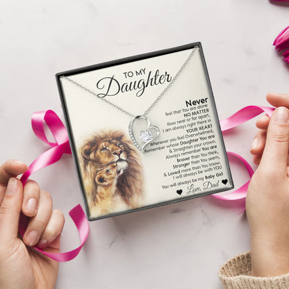 To My Daughter Necklace for Special Moments From Dad