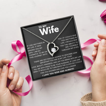 To My Wife Necklace Gift for Valentine, Birthday