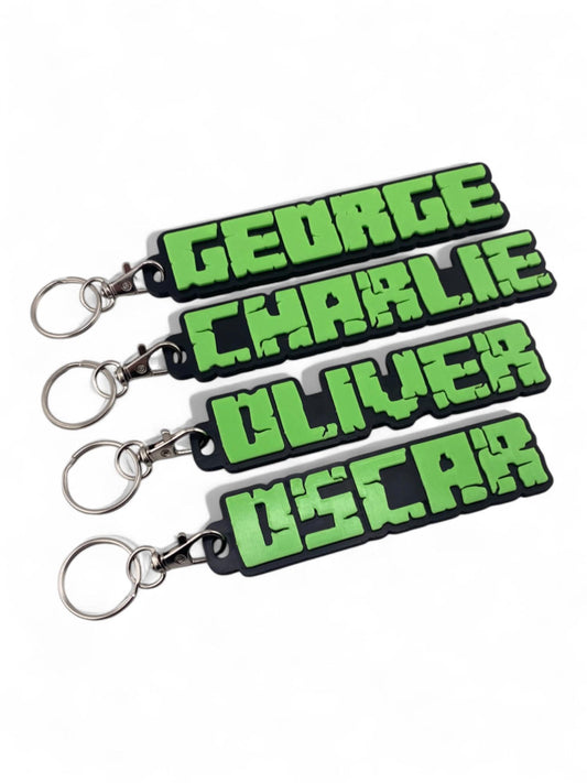 Custom Keychain, Backpack Tag