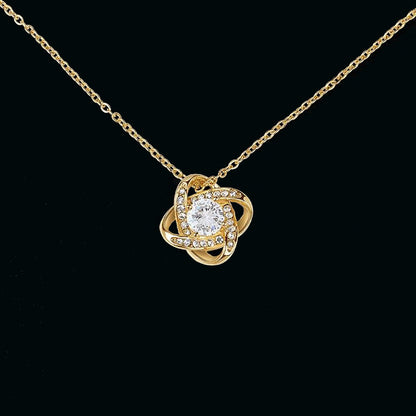 To My Beautiful Wife Necklace With Message Card