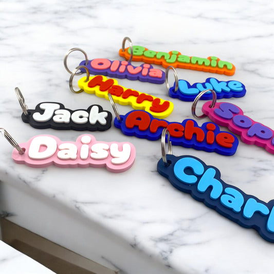 Personalized Name Keychain, Key Ring