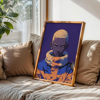 Blonde Buzz Cut Poster