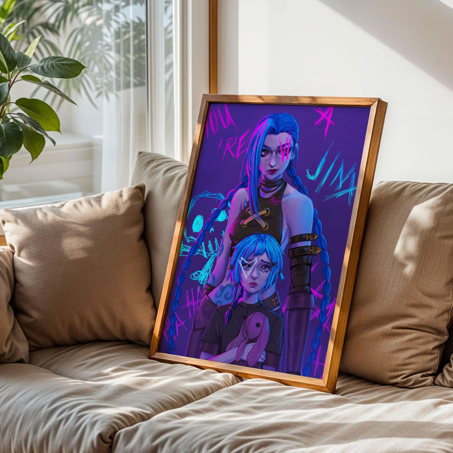 Jinx and Powder Arcane Poster