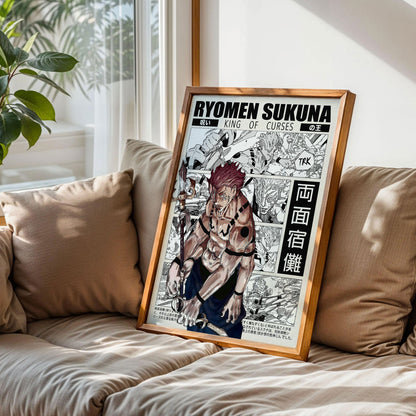 Ryomen Sukuna Wall Art