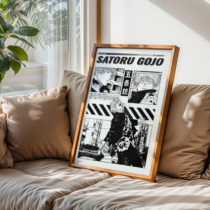 Satoru Gojo Anime Poster