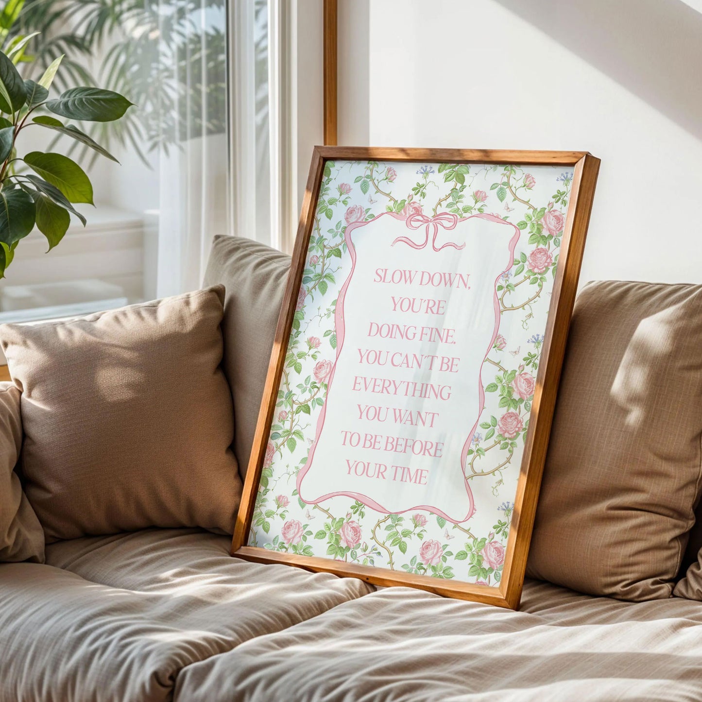 Slow Down You’re Doing Fine Poster