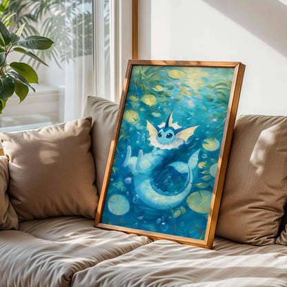 Vaporeon Wall Art
