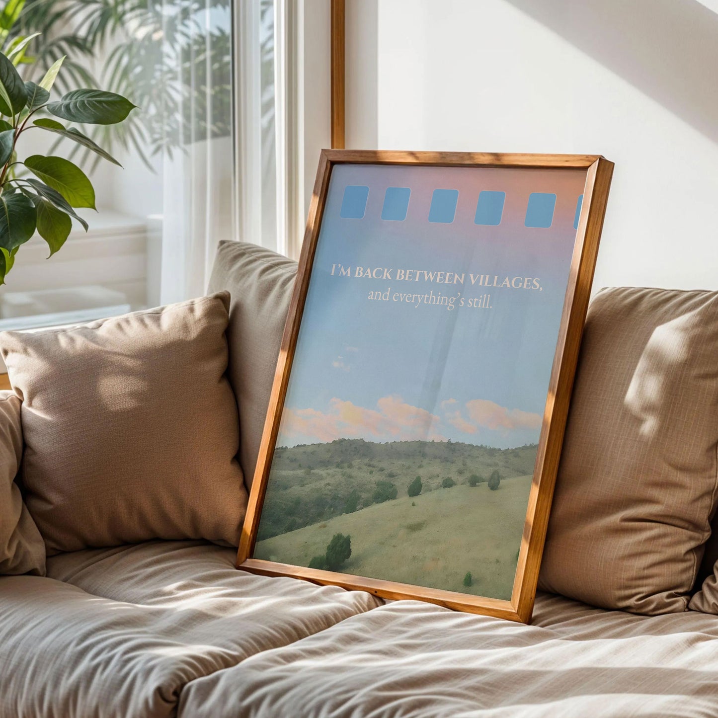 The View Between Villages Poster