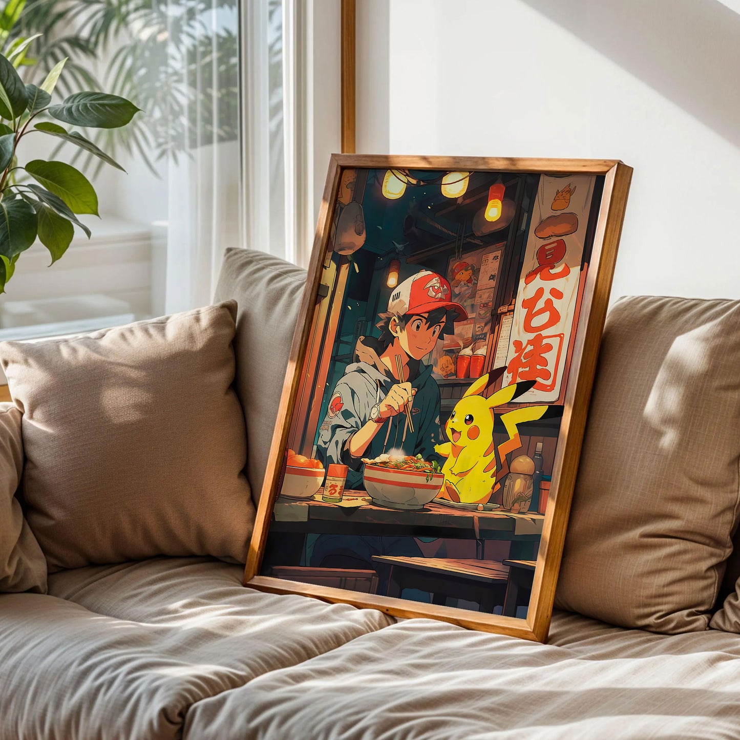 Ash Ketchum and Pikachu Poster