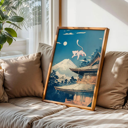 Mythical Pokémon Mew Print Art