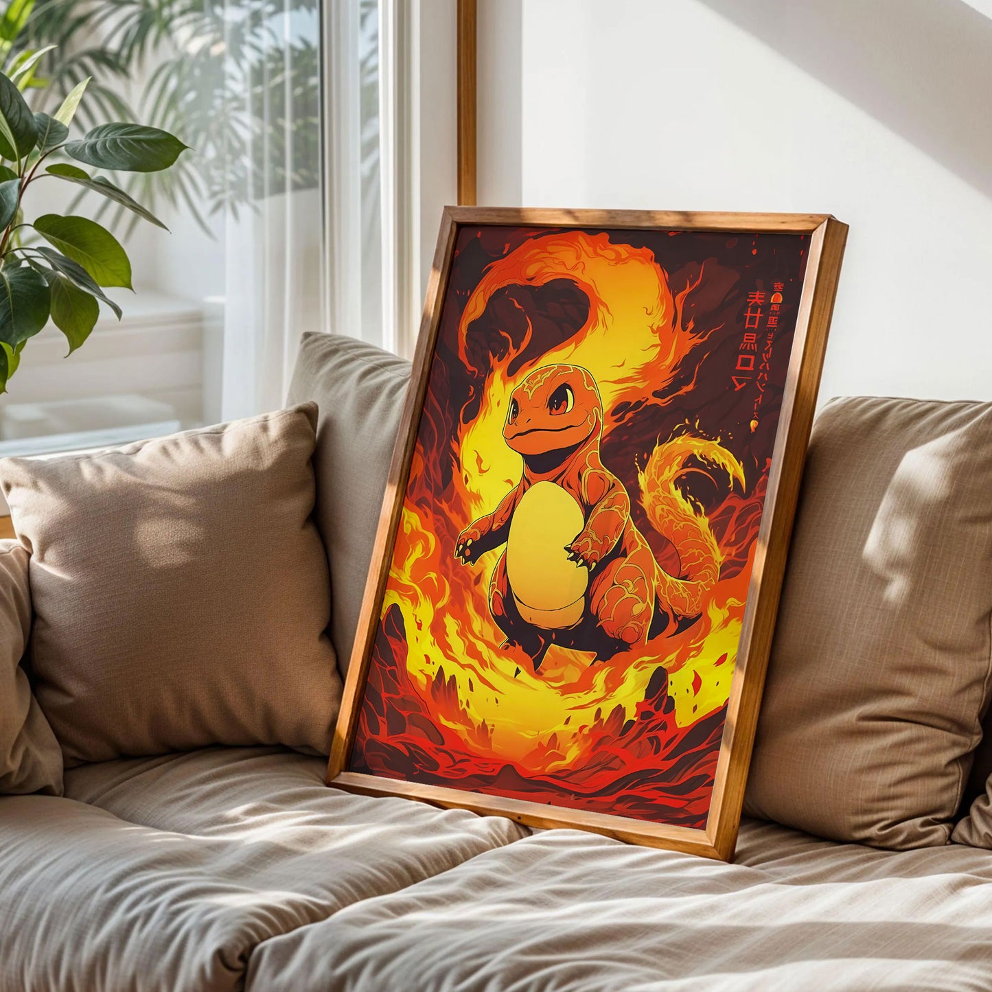 Charmander Pokemon Wall Art