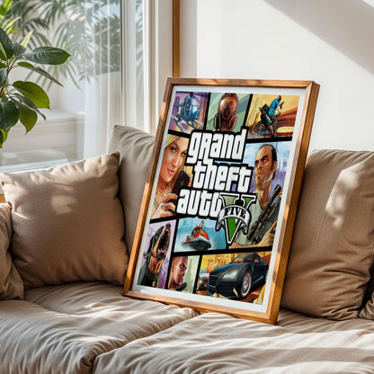 Grand Theft Auto Vice City Print Art