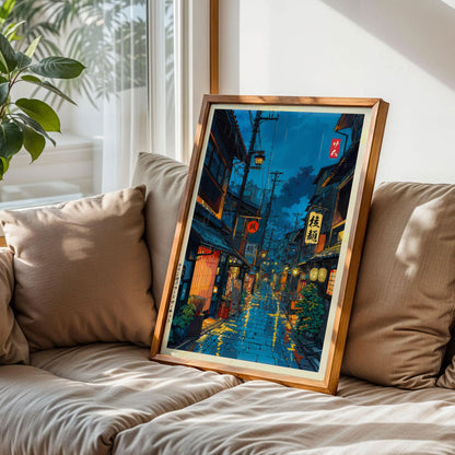 Japanese Tokyo Tea House Wall Art Poster