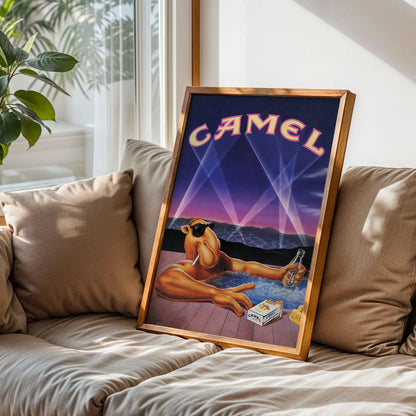 Camel Cigarette Advert Art