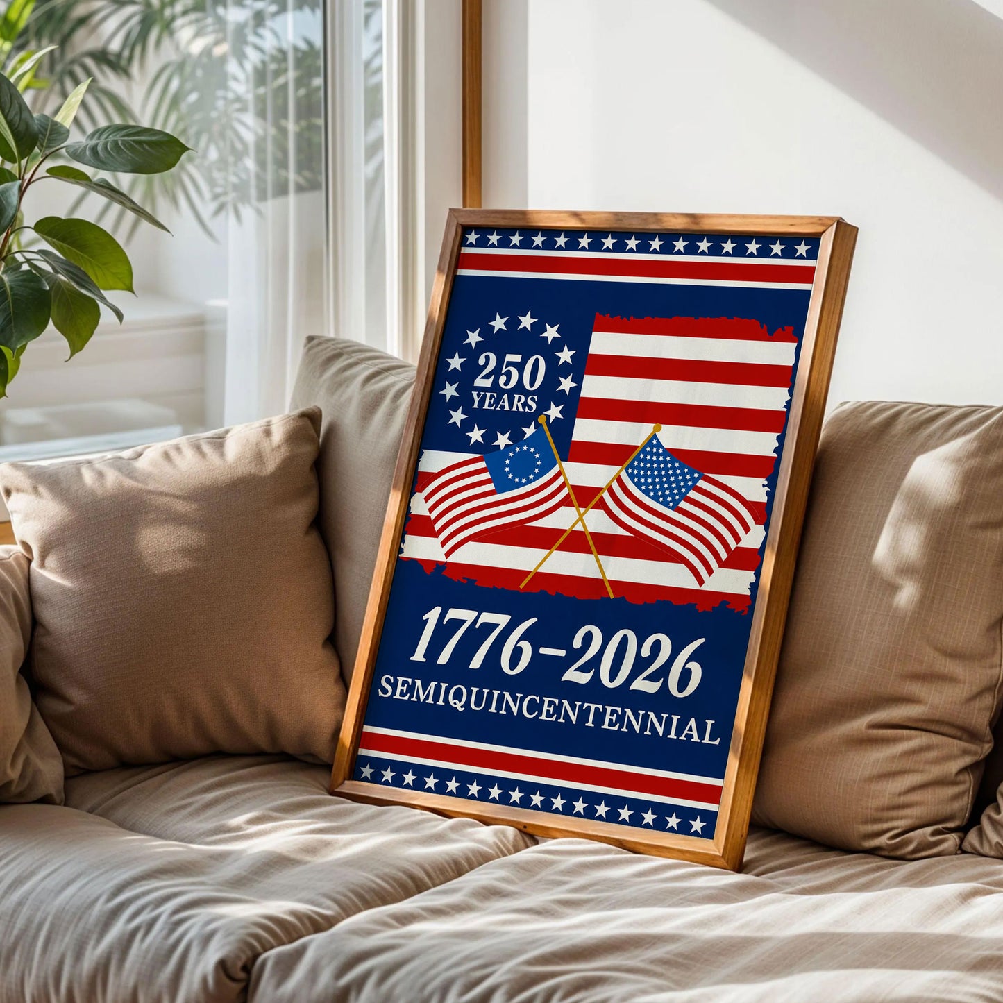 250th Anniversary American 1776-2026 Patriotic Poster