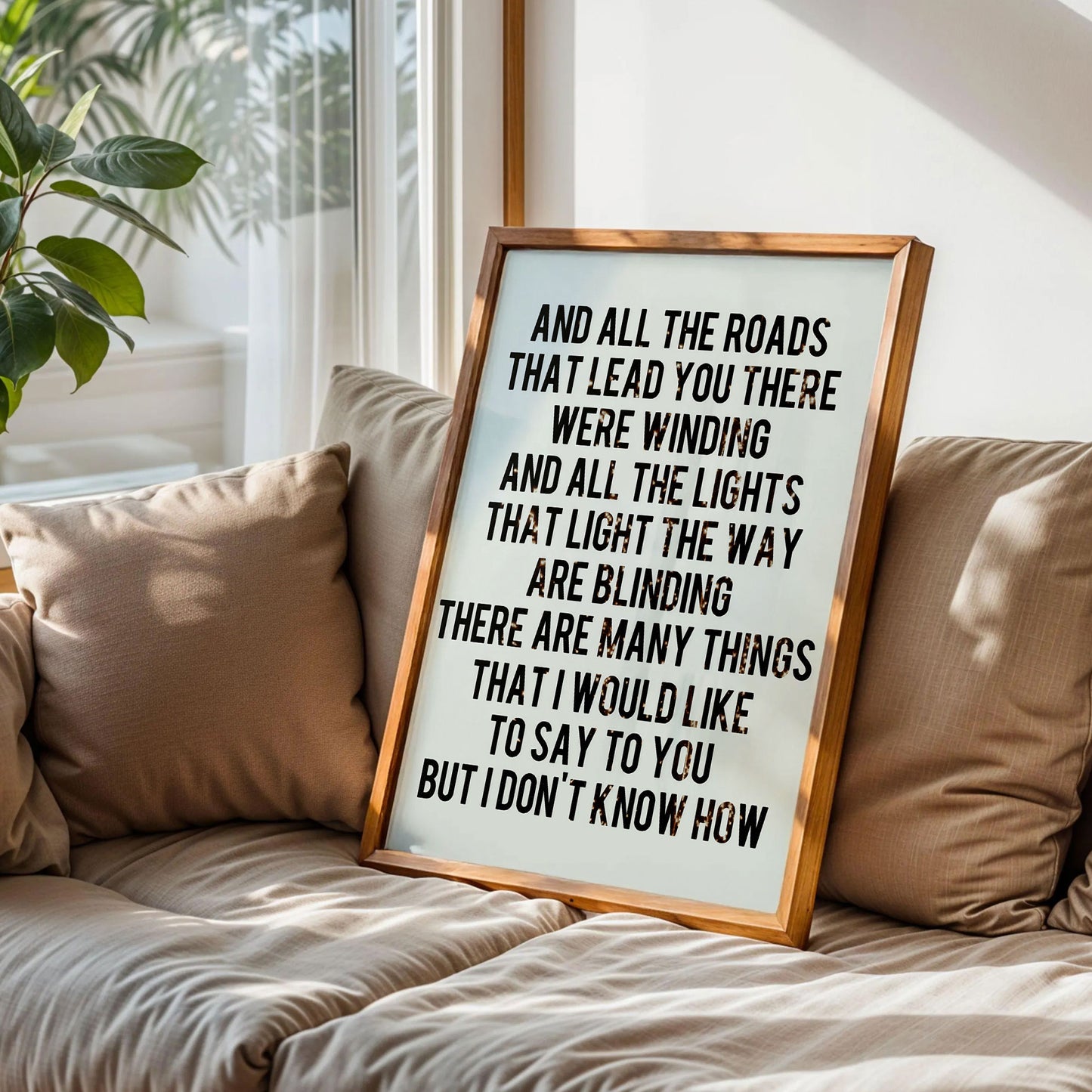 Oasis Poster, Indie Brit Pop Poster