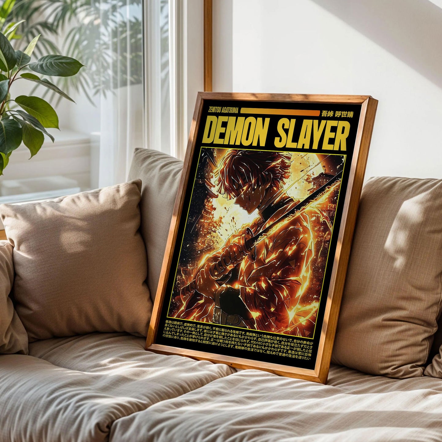 Demon Slayer Zenitsu Agatsuma Poster