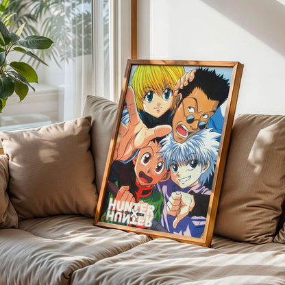 Hunter x Hunter Retro Anime Wall Art