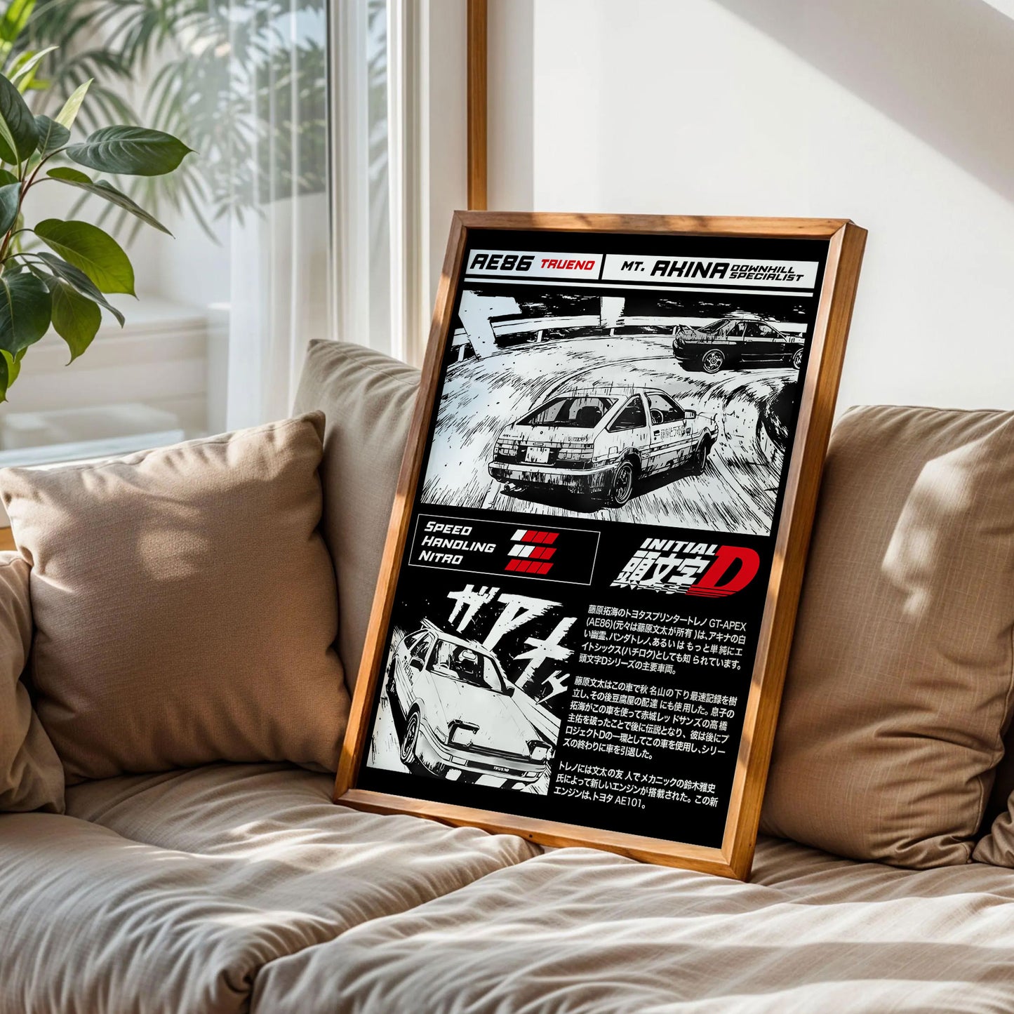 Initial D Anime Poster
