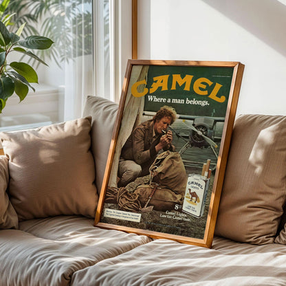 Camel Where a Man Belongs Poster