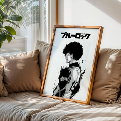 Blue Lock Isagi Yoichi Anime Poster