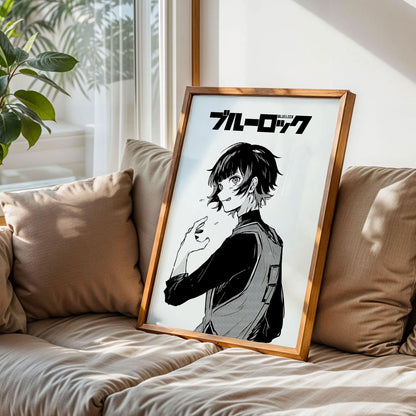 Blue Lock Meguru Bachira Wall Art