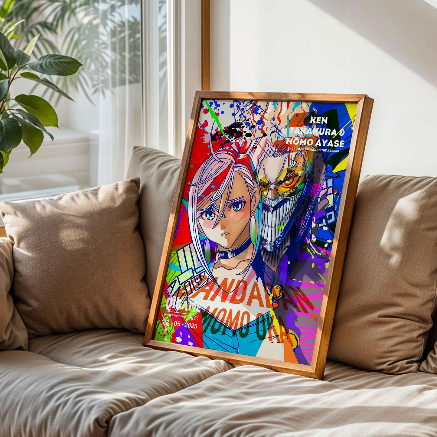 Dandadan Ken Takakura and Momo Ayase Poster