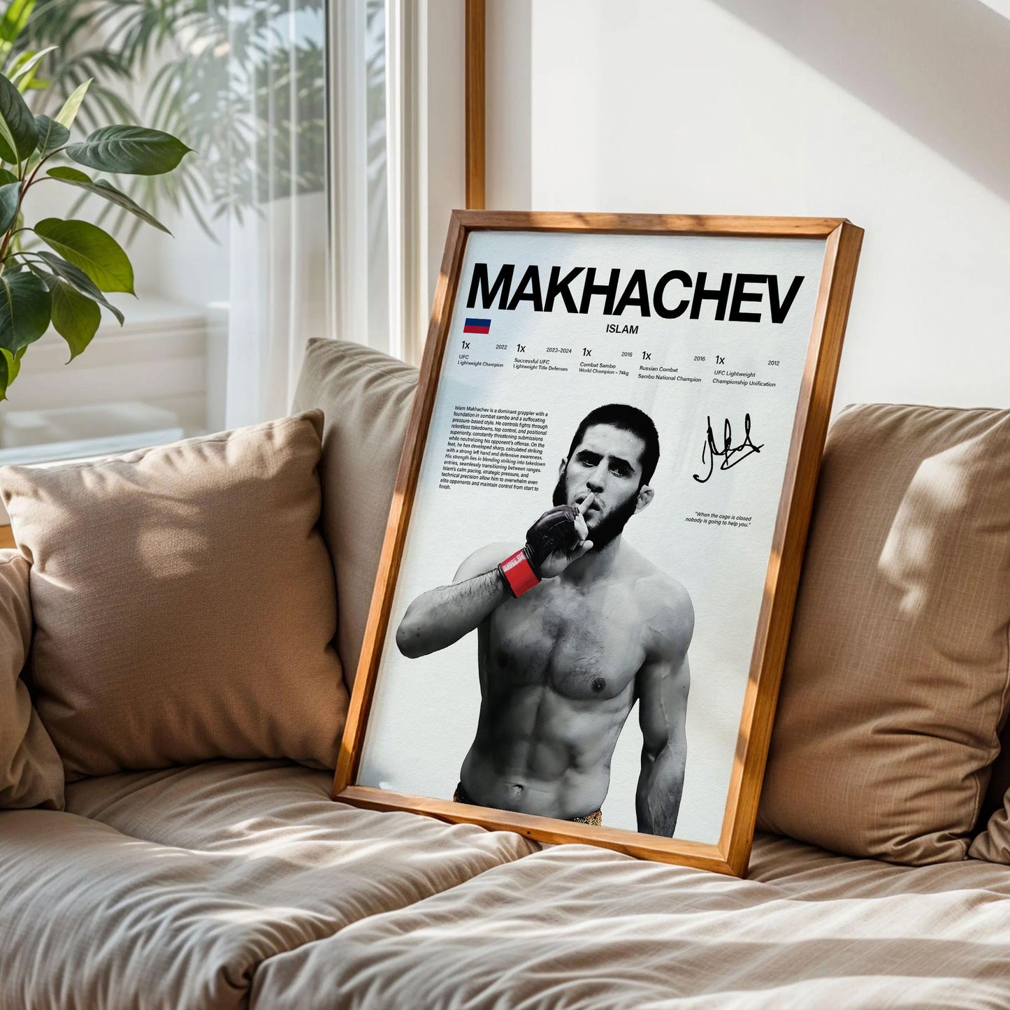 Islam Makhachev Poster