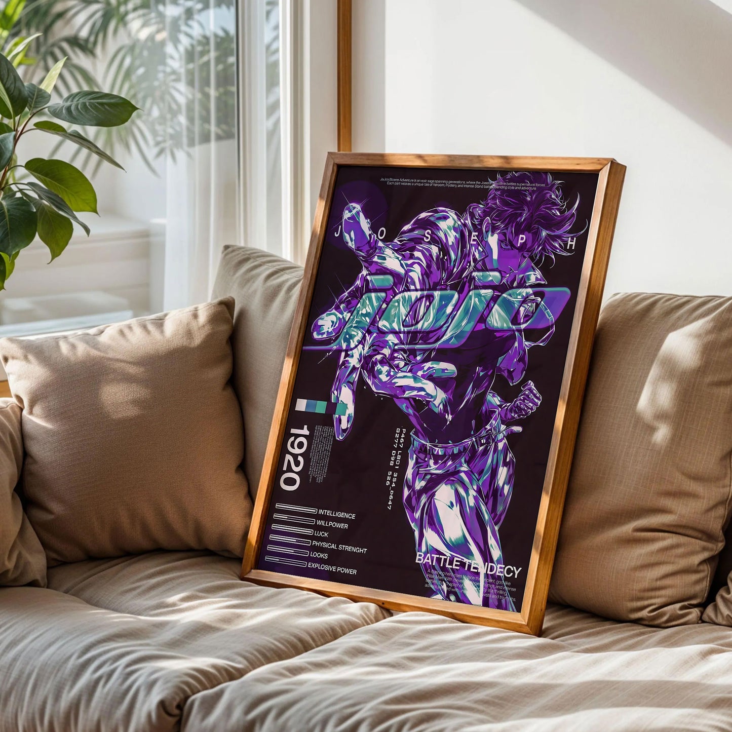 JoJo's Bizarre Adventure Joseph Joestar Poster