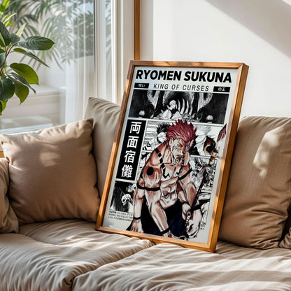 Sukuna Jujutsu Kaisen Anime Art