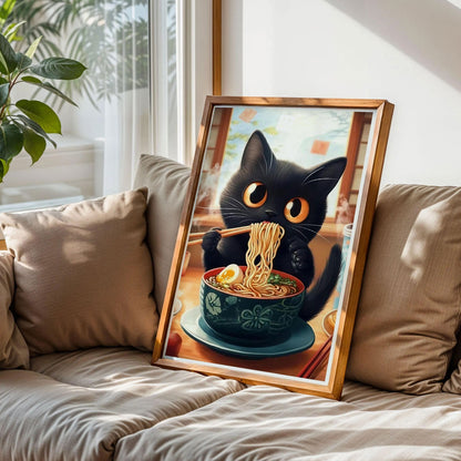 Noodle Cat Thief Anime Print
