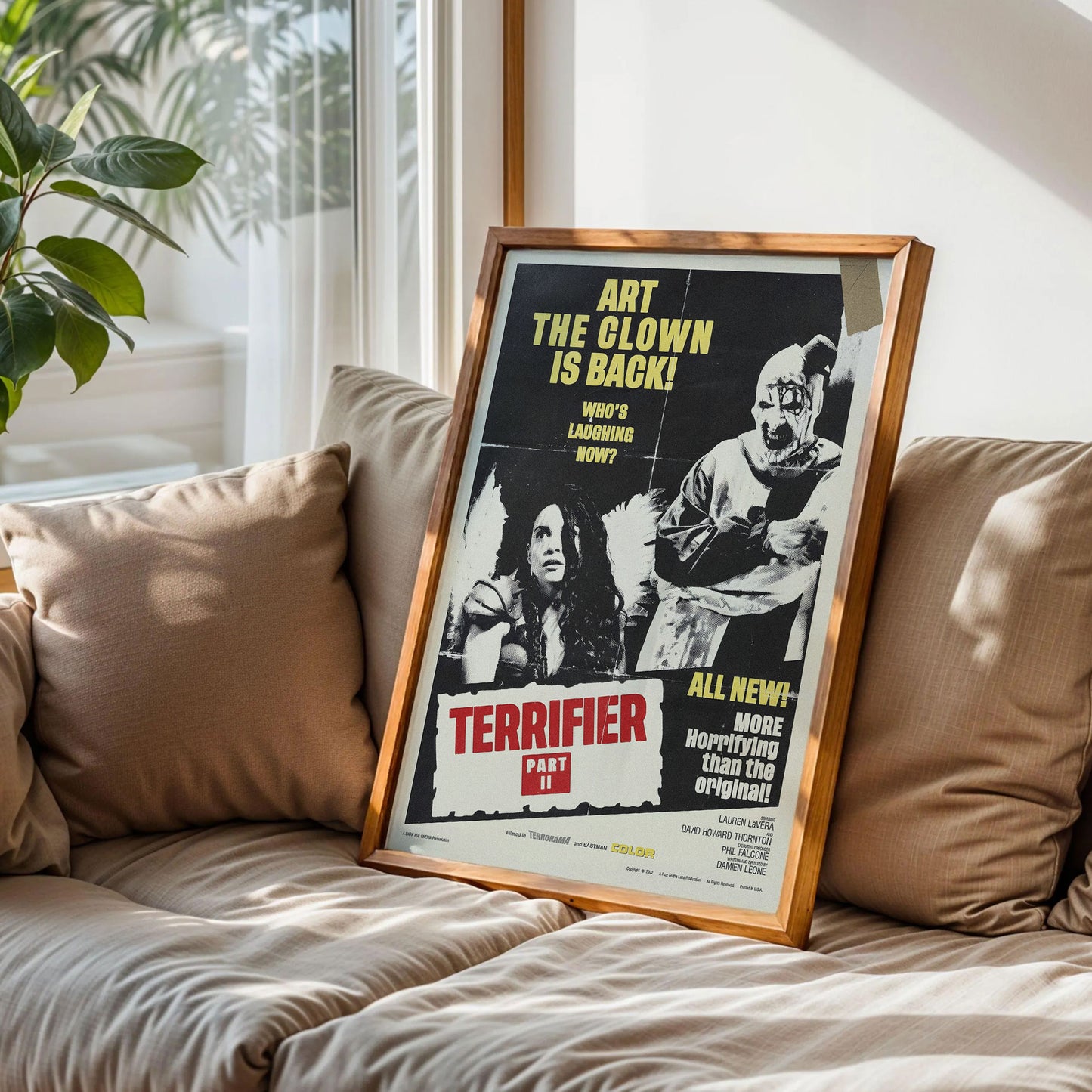 Terrifier 2 Art The Clown Is Back Poster