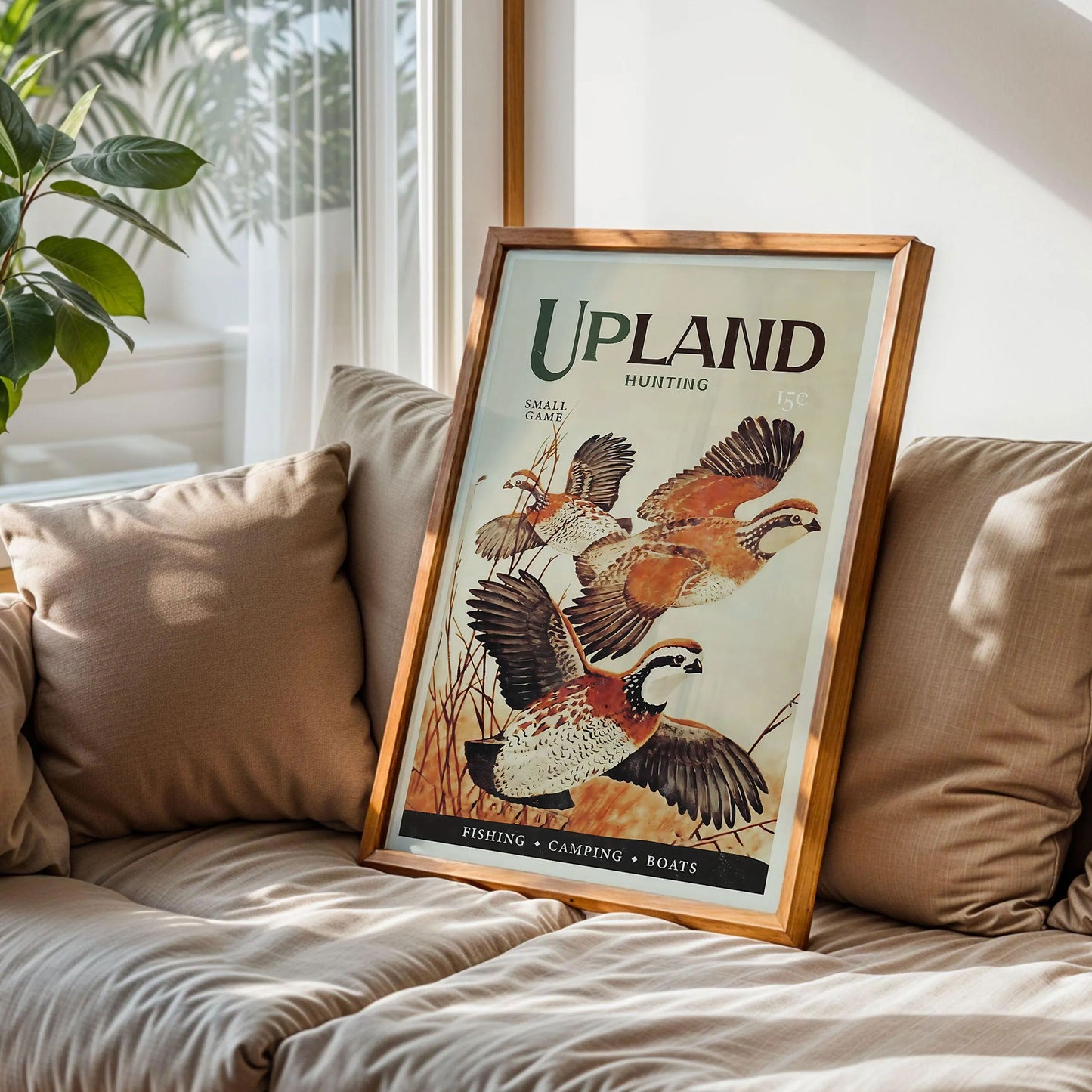 Retro Hunting Print Upland Bird Art