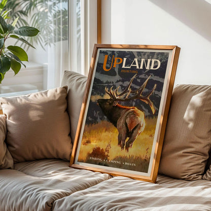Elk Hunting Art Print