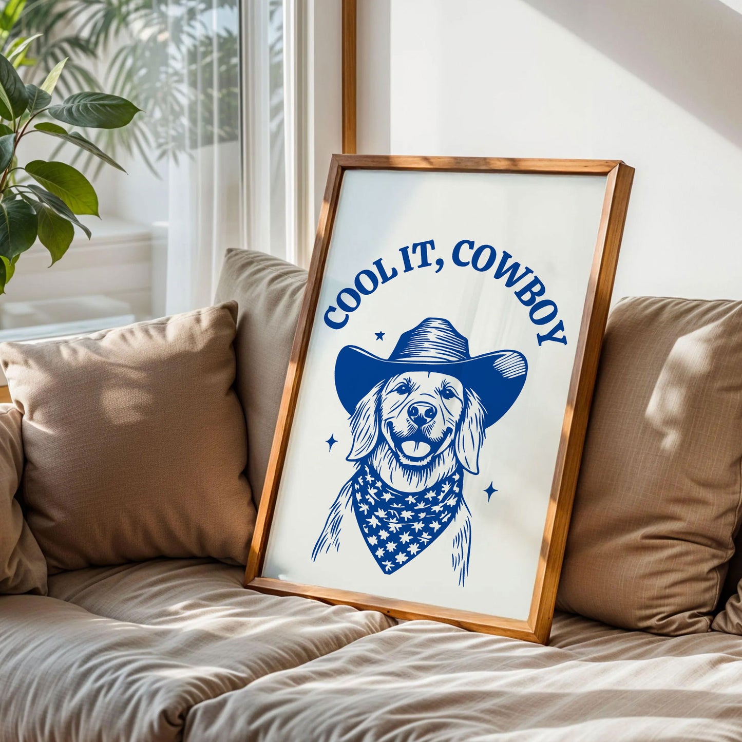 Cool It Cowboy Dog Wall Art